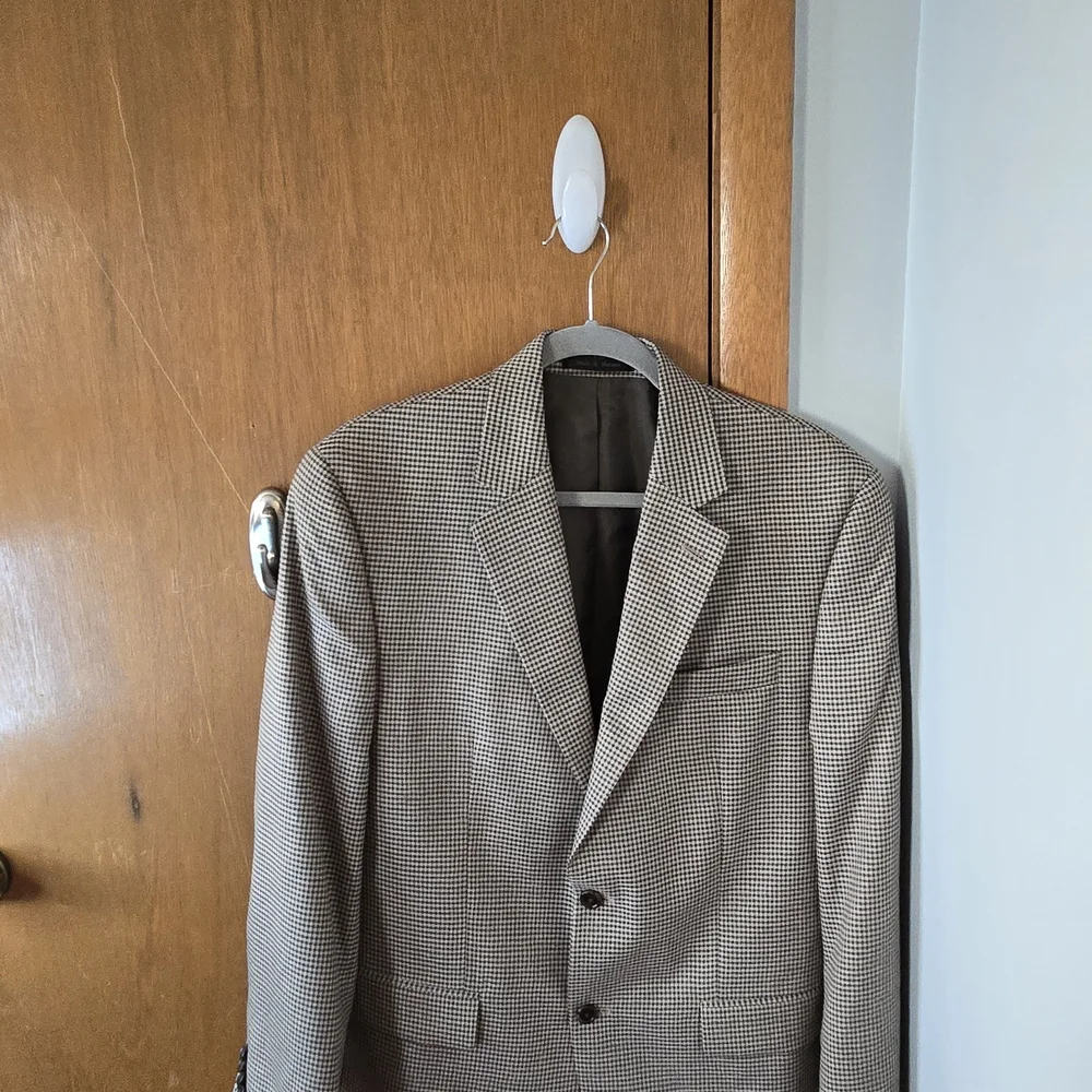 Micheal Kors, Men's Classic Checkered Blazer 40 Regular - Picture 1 of 6